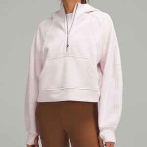 lululemon Scuba Oversized Half Zip Flush Pink Size M/L